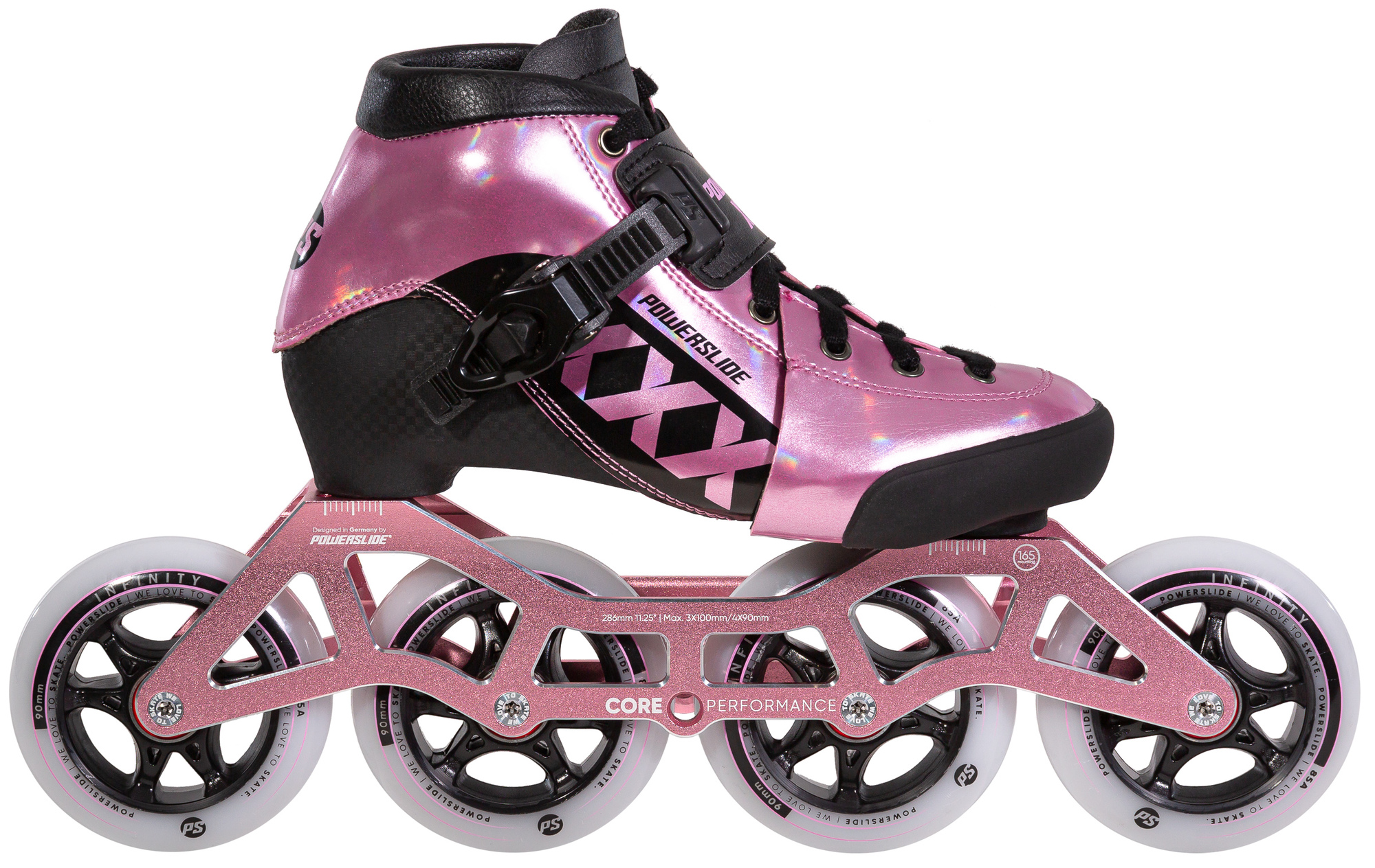 Powerslide Detské kolieskové korčule Powerslide XXX Adjustable Pink