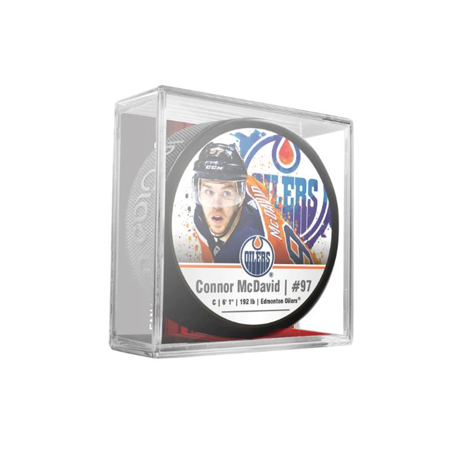 InGlasCo Fanouškovský puk NHL Connor McDavid Blister